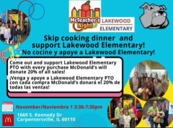 McTeacher's Night 11/1/24